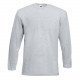 Camiseta Valueweight Fruit of the Loom manga larga