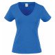 Camiseta Fruit of the Loom cuello de pico mujer