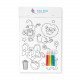 Stickers de imán para colorear Magcolour