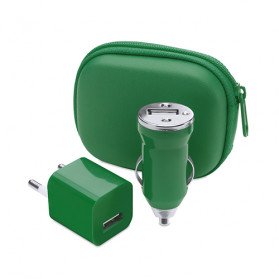 Set cargadores USB Canox