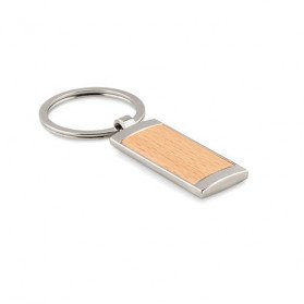 Llavero zinc y madera Matikos