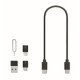 Kit cables 3 en 1 y cargador Yapo