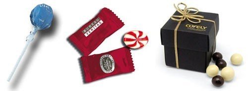 dulces: caramelos y chocolates
